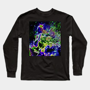 Black Panther Art - Glowing Edges 497 Long Sleeve T-Shirt